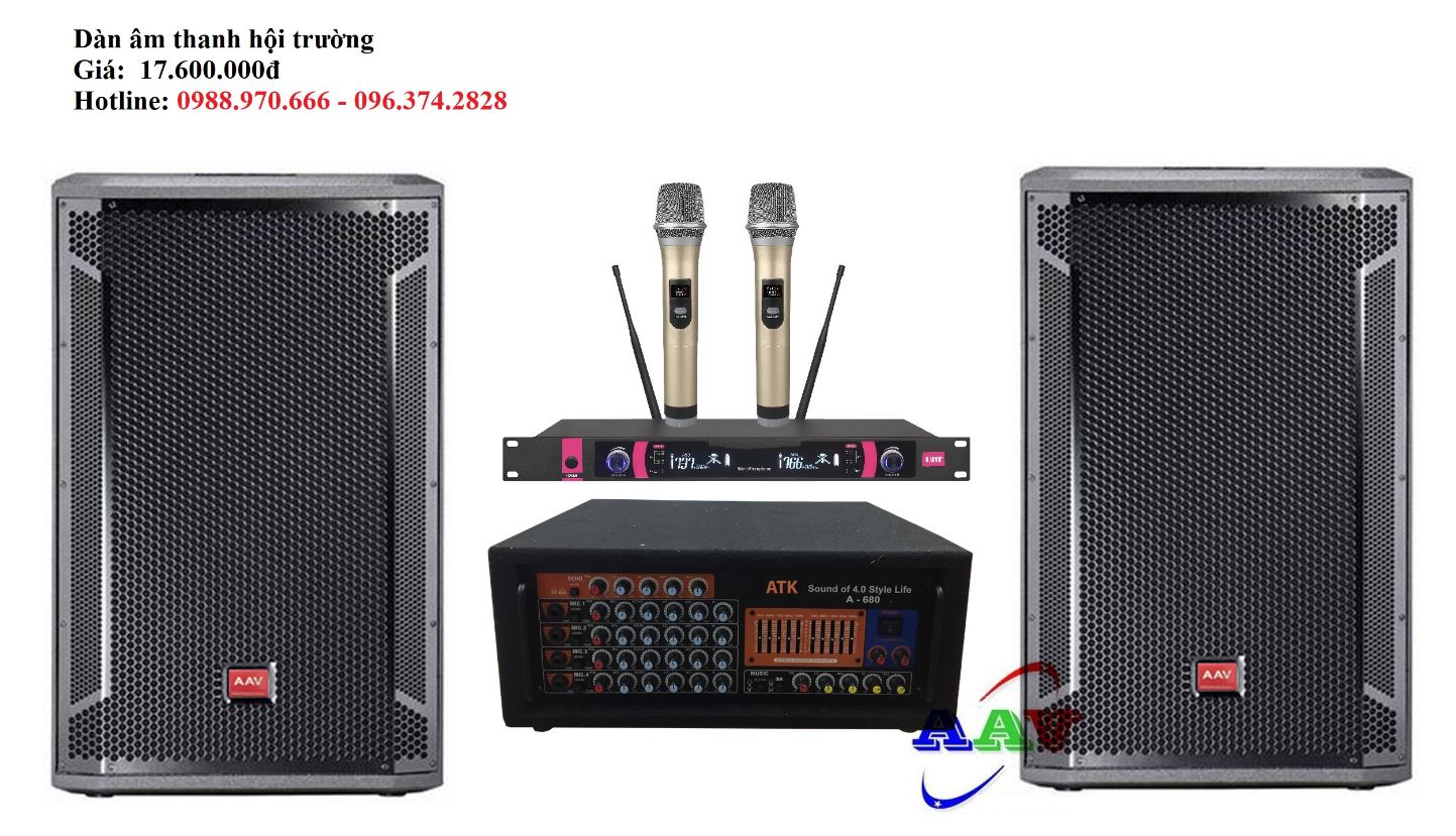 dàn âm thanh hội trường sân khấu cao cấp chuyên nghiệp